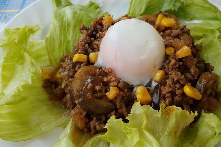 夏野菜で色とりどりのボロネーゼ