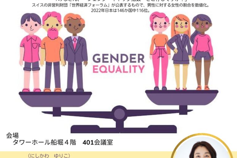 ジェンダーギャップ指数に見る日本の男女共同参画