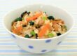 炒り豆と小松菜の五目混ぜご飯