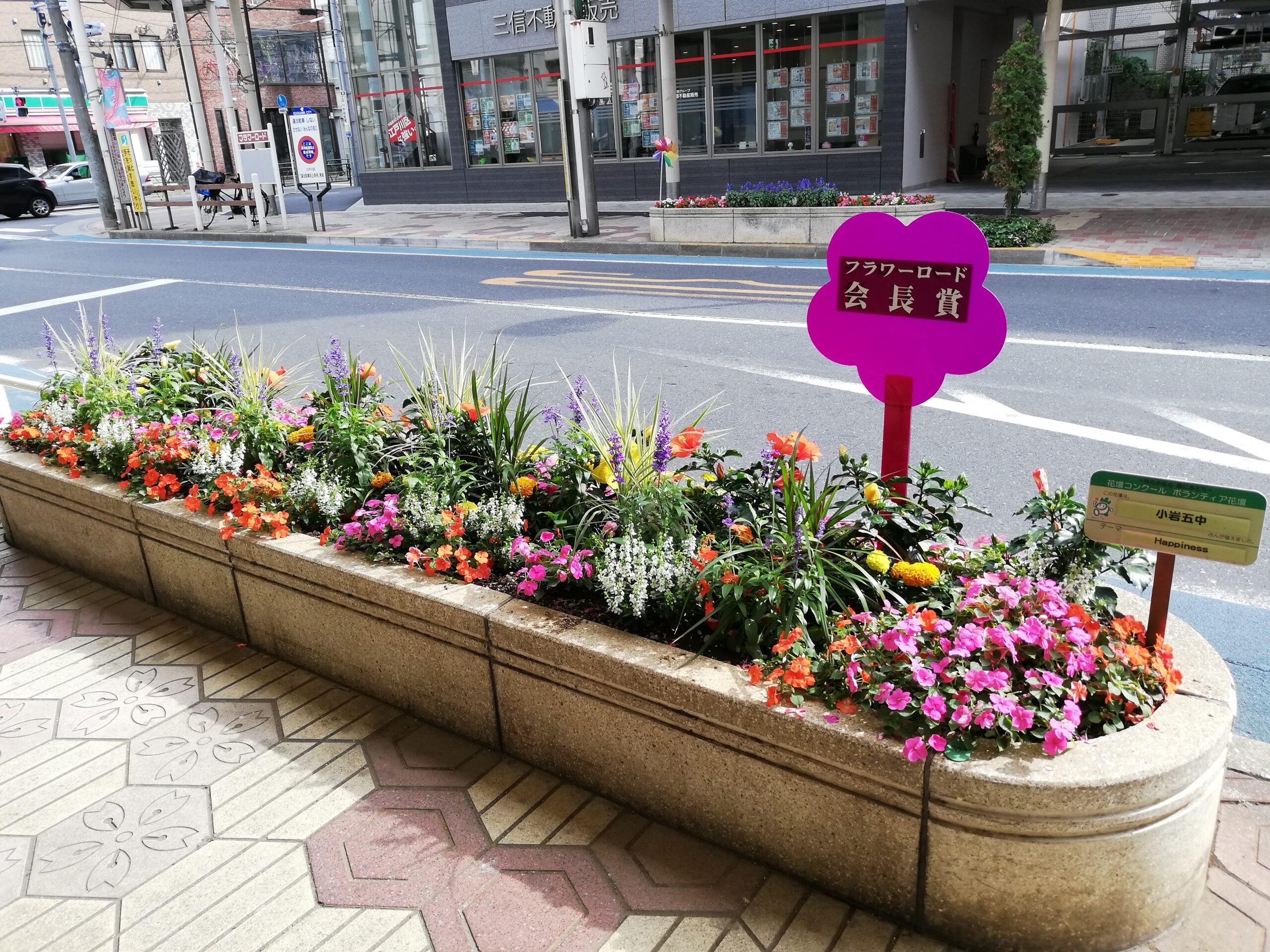 dav <ぼく・わたし達の取り組み>フラワーロード/花壇コンクール