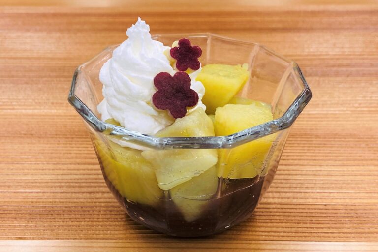 さつまいものミニパフェ