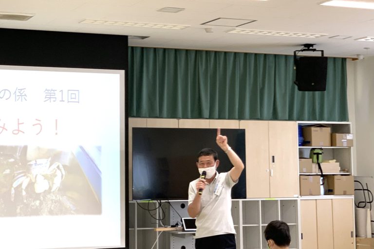 江戸川区子ども未来館プログラム「カニを育ててみよう！」取材に行ってきました
