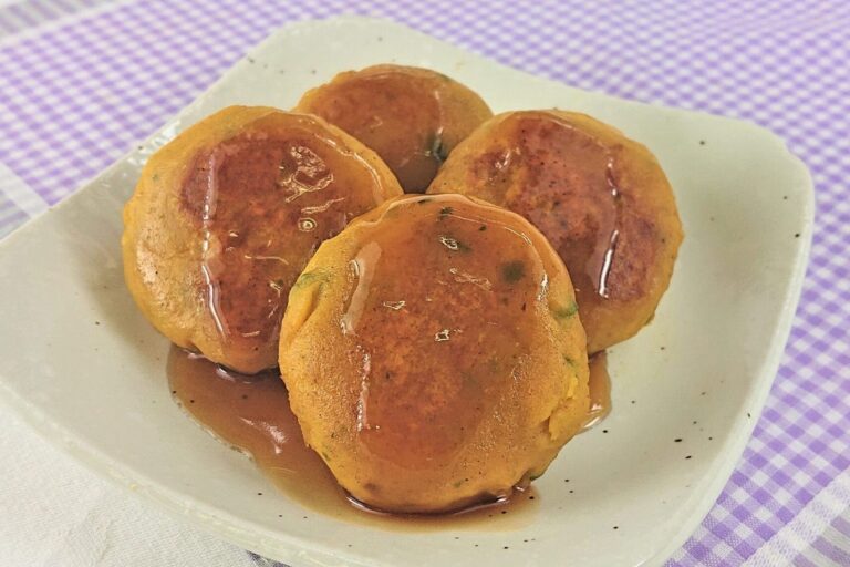 お月見かぼちゃだんご