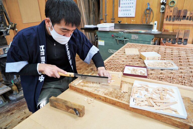 ＜ぼく・わたし達の取り組み＞江戸組子『健松』