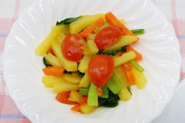 第９回えどがわおいしいメニューグランプリレシピ紹介『野さいのクリーミーいため』